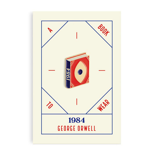1984 Enamel Book Pin — Wholesale for Bookstores | A Book to Wear