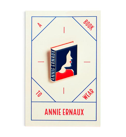 Annie Ernaux Enamel Book Pin — Wholesale for Bookstores | A Book to Wear