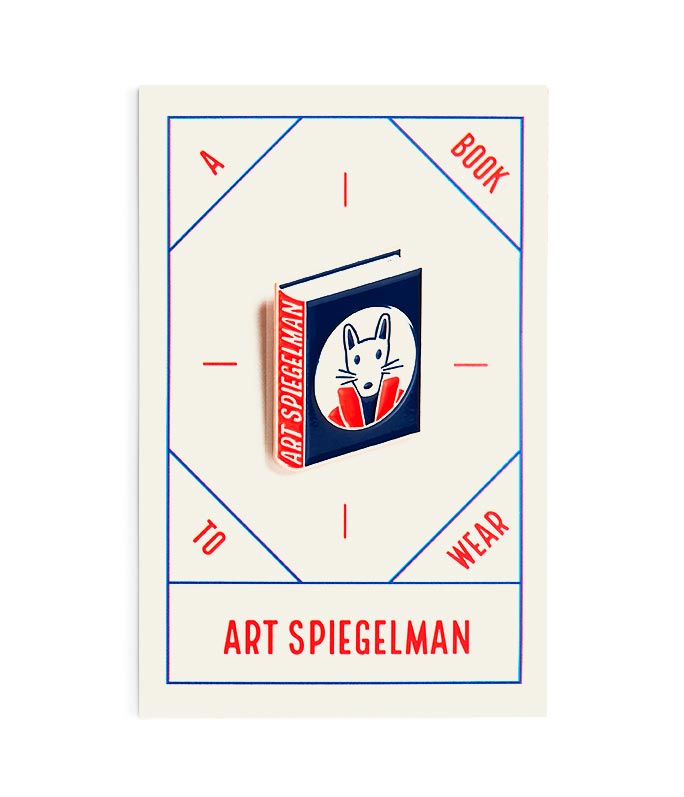 Art Spiegelman Enamel Book Pin — Wholesale for Bookstores | A Book to Wear