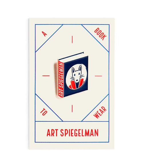 Art Spiegelman Enamel Book Pin — Wholesale for Bookstores | A Book to Wear