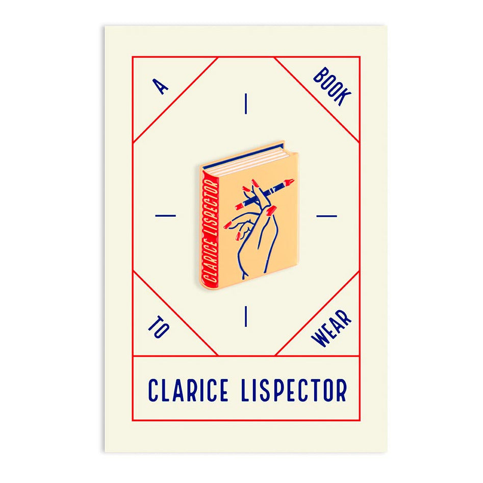 Clarice Lispector Enamel Book Pin — Wholesale for Bookstores | A Book to Wear