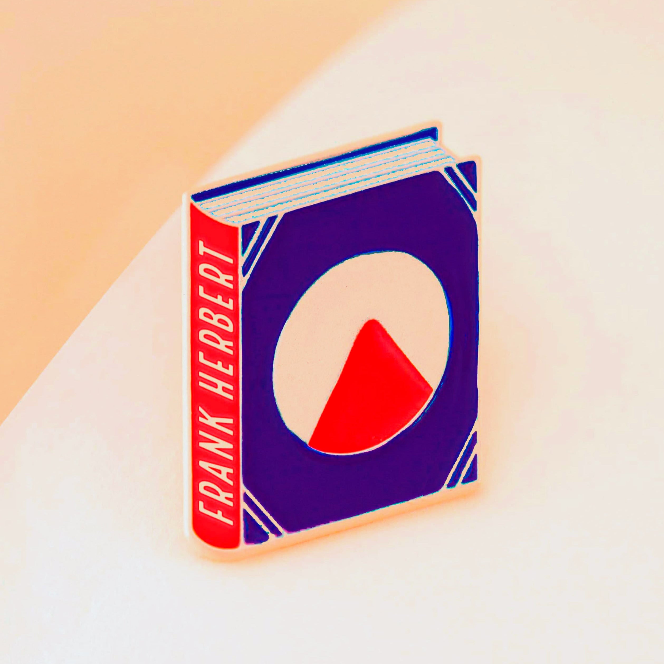 Frank Herbert Enamel Book Pin — Wholesale for Bookstores | A Book to Wear