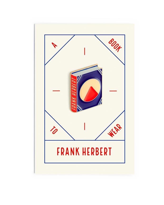 Frank Herbert Enamel Book Pin — Wholesale for Bookstores | A Book to Wear