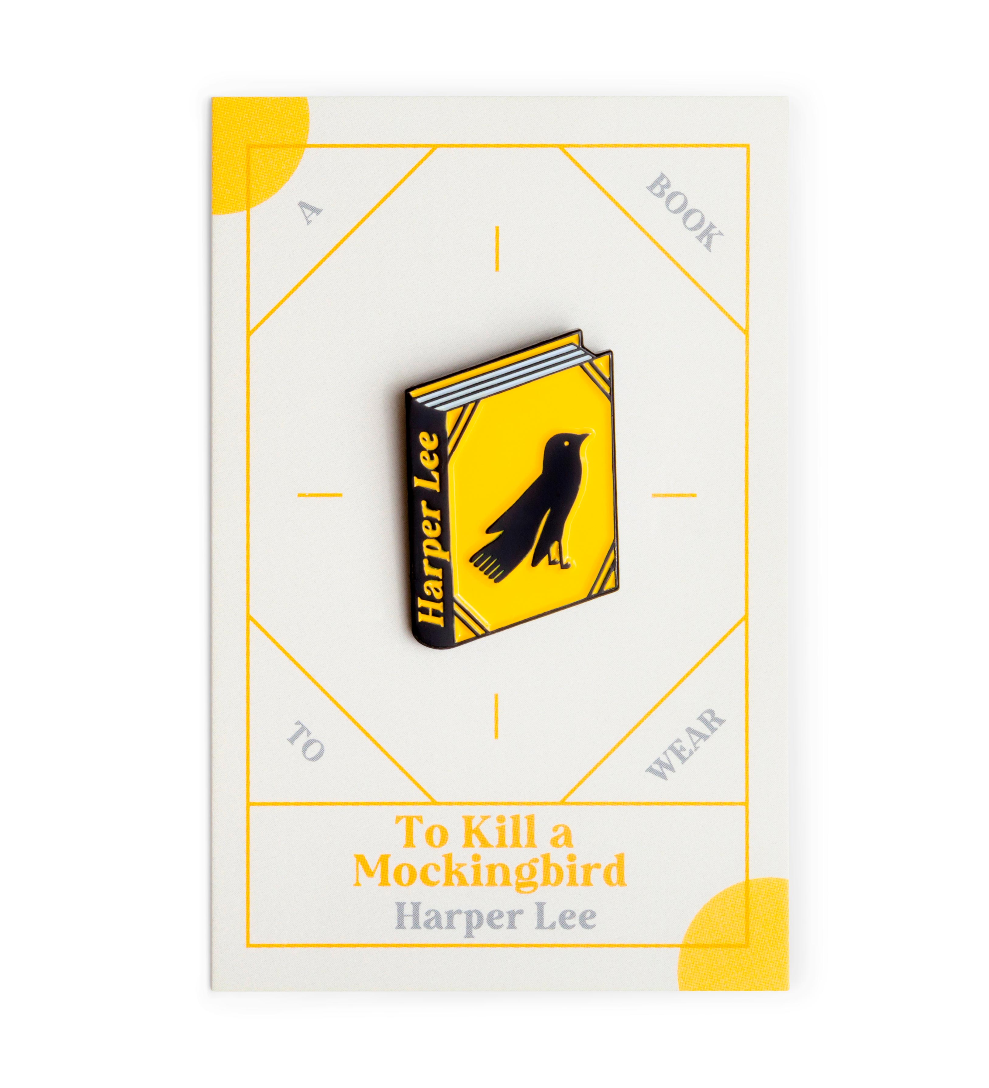 To Kill a Mockingbird Book Pin by Harper Lee Enamel Book Pin — Wholesale for Bookstores | A Book to Wear