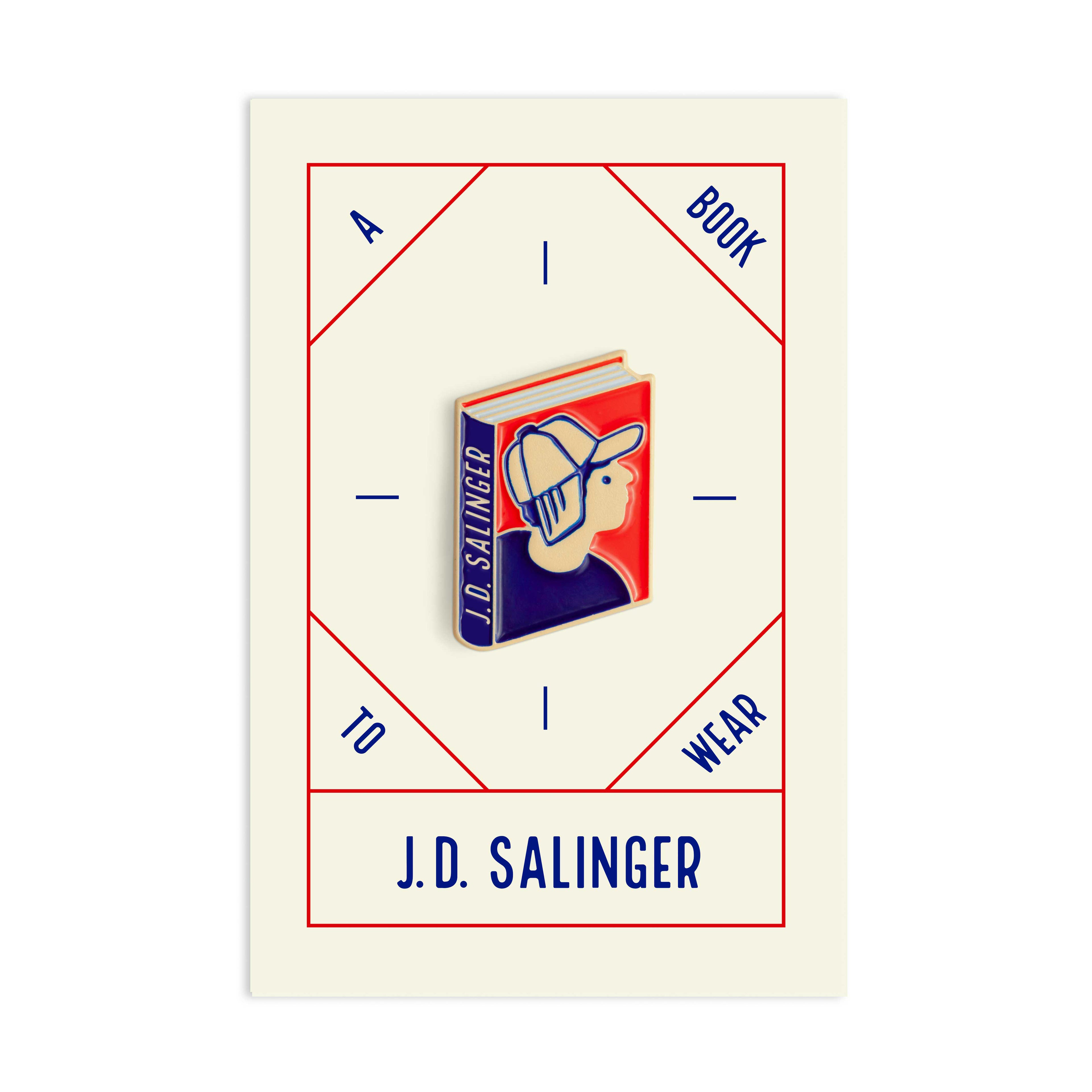 J. D. Salinger Enamel Book Pin — Wholesale for Bookstores | A Book to Wear