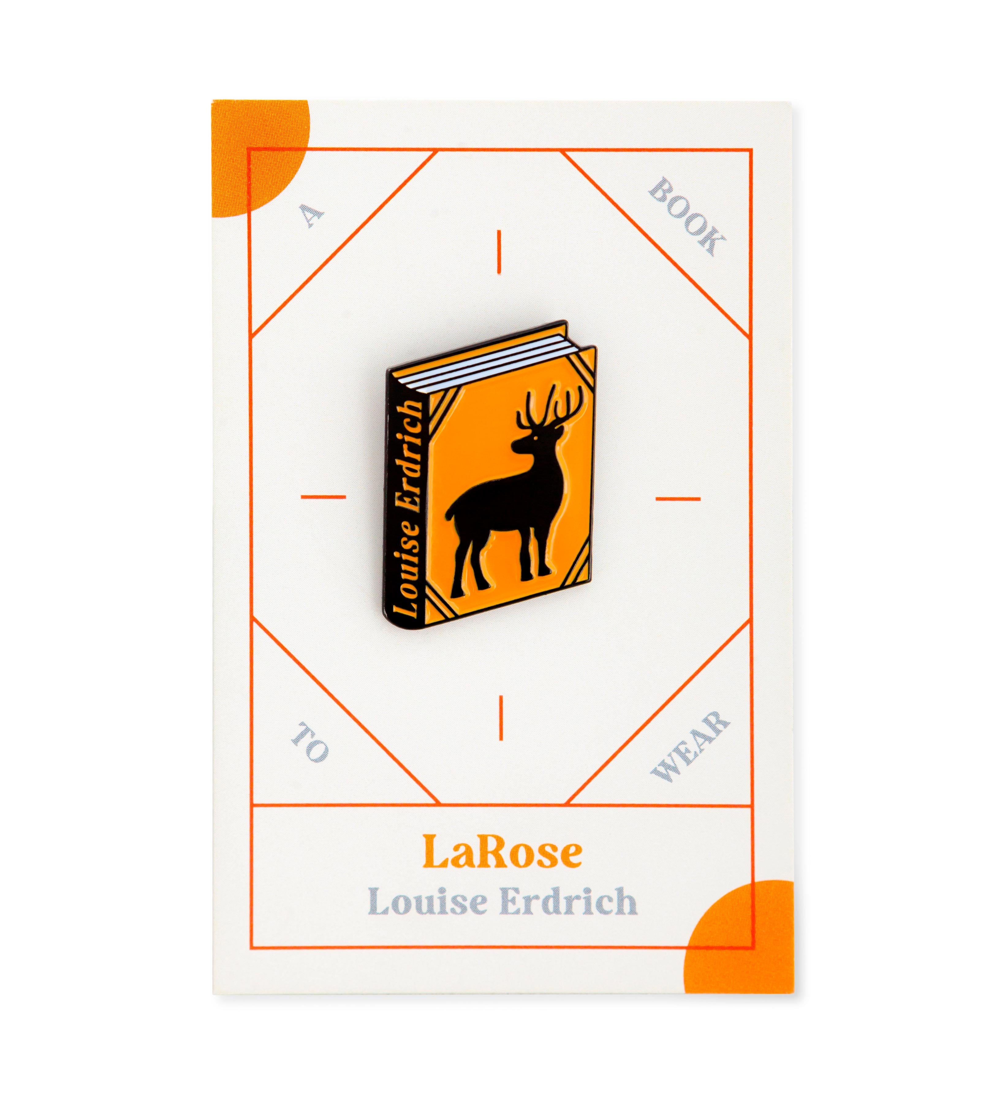 Pin livre LaRose de Louise Erdrich — Vente en gros pour librairies | A Book to Wear