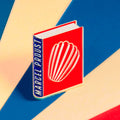 Marcel Proust enamel book pin for independent bookstores, illustration by Judy Kaufmann