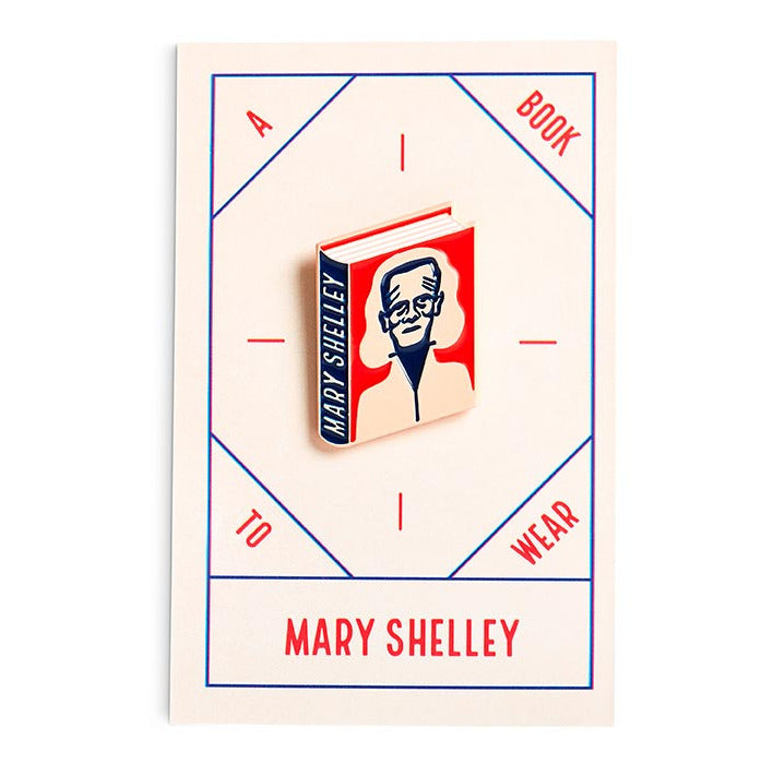 Mary Shelley Enamel Book Pin — Wholesale for Bookstores | A Book to Wear