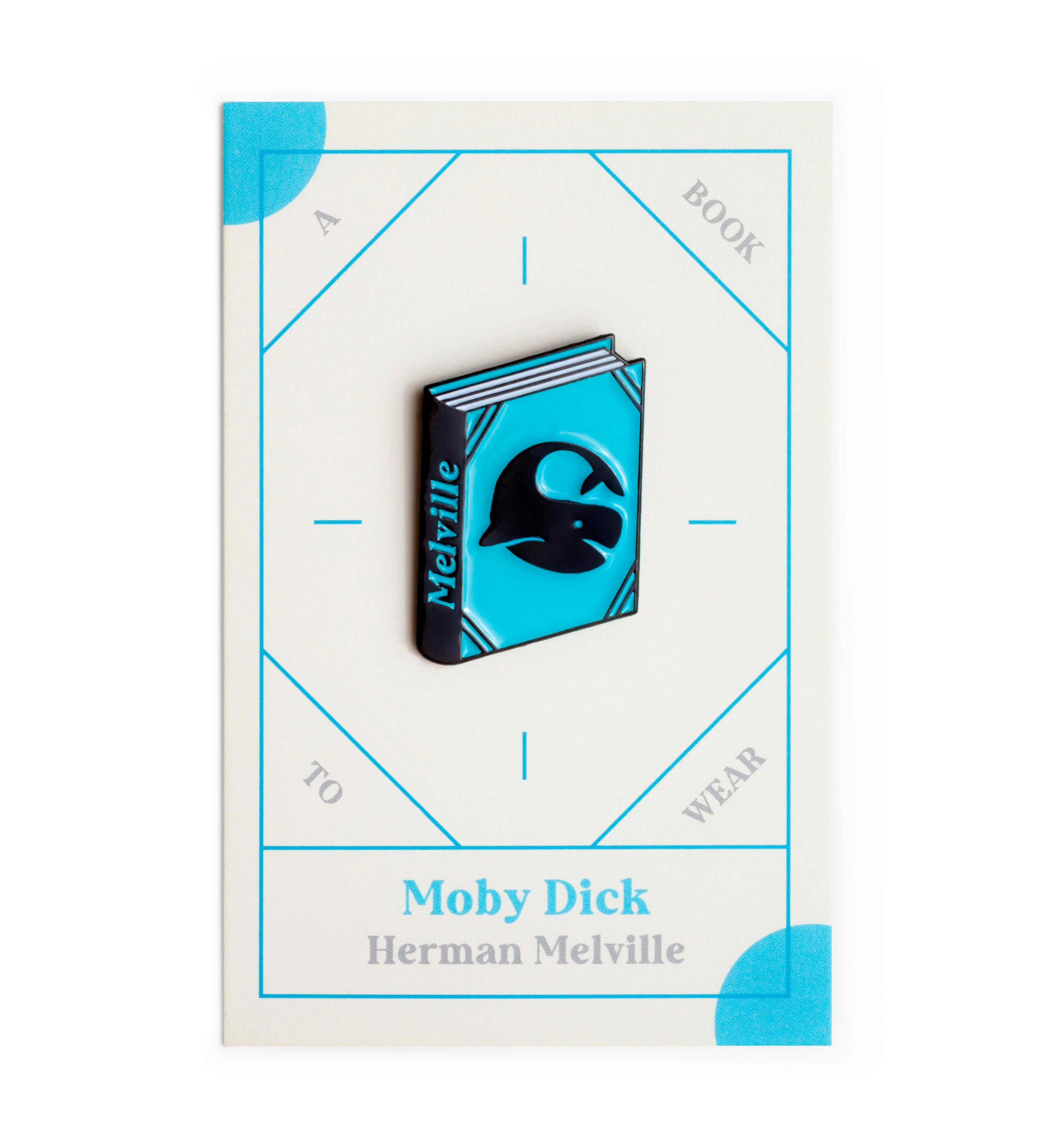 Moby Dick Book by Herman Melville Enamel Pin Enamel Book Pin — Wholesale for Bookstores | A Book to Wear