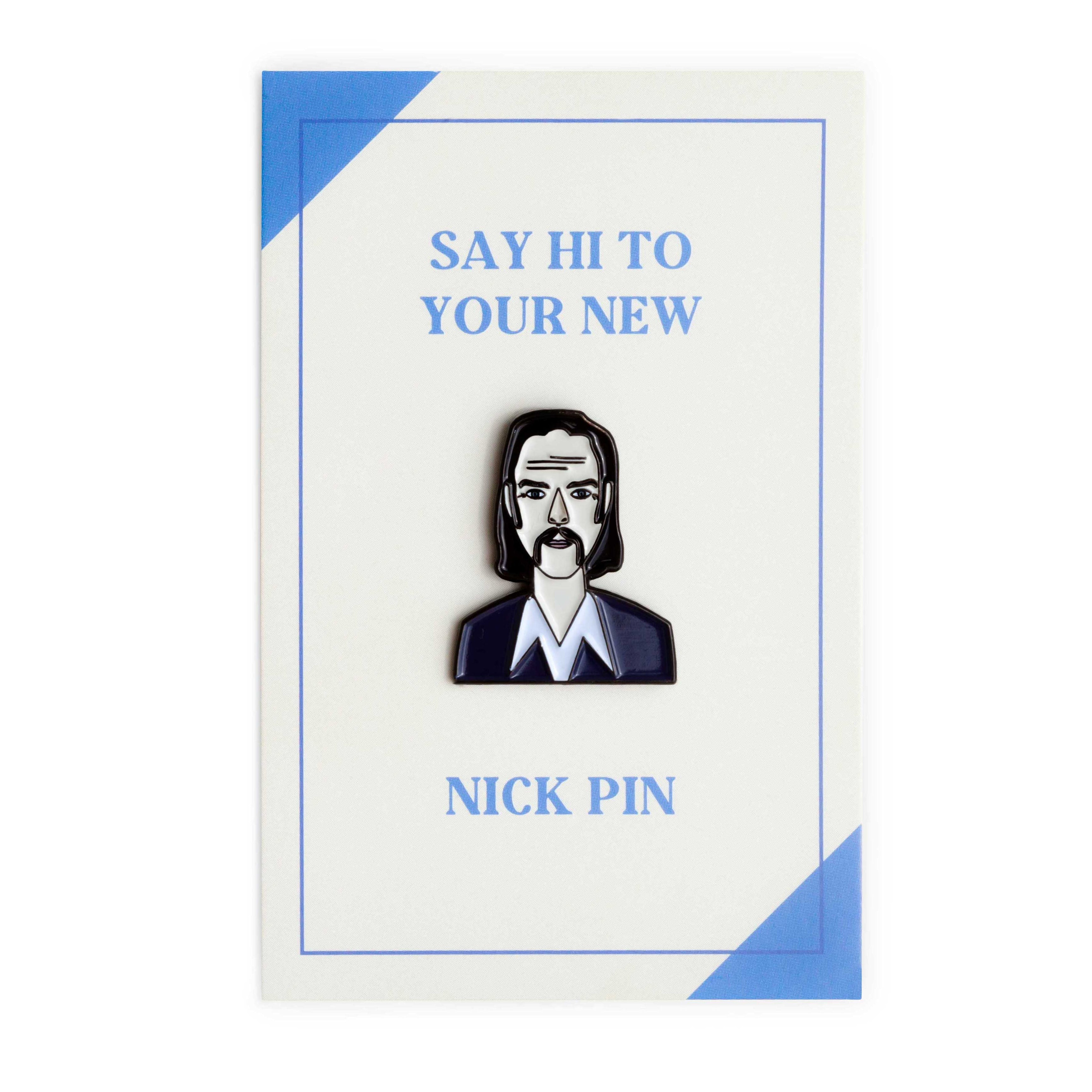 Nick Enamel Icon Pin — Wholesale for Bookstores | A Book to Wear