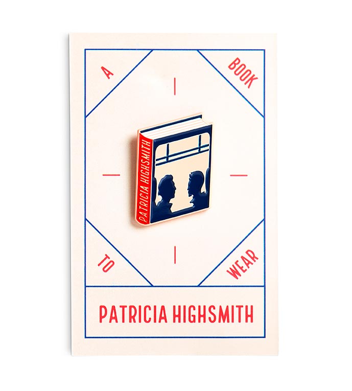 Pin Livre de Patricia Highsmith — Vente en gros pour librairies | A Book to Wear