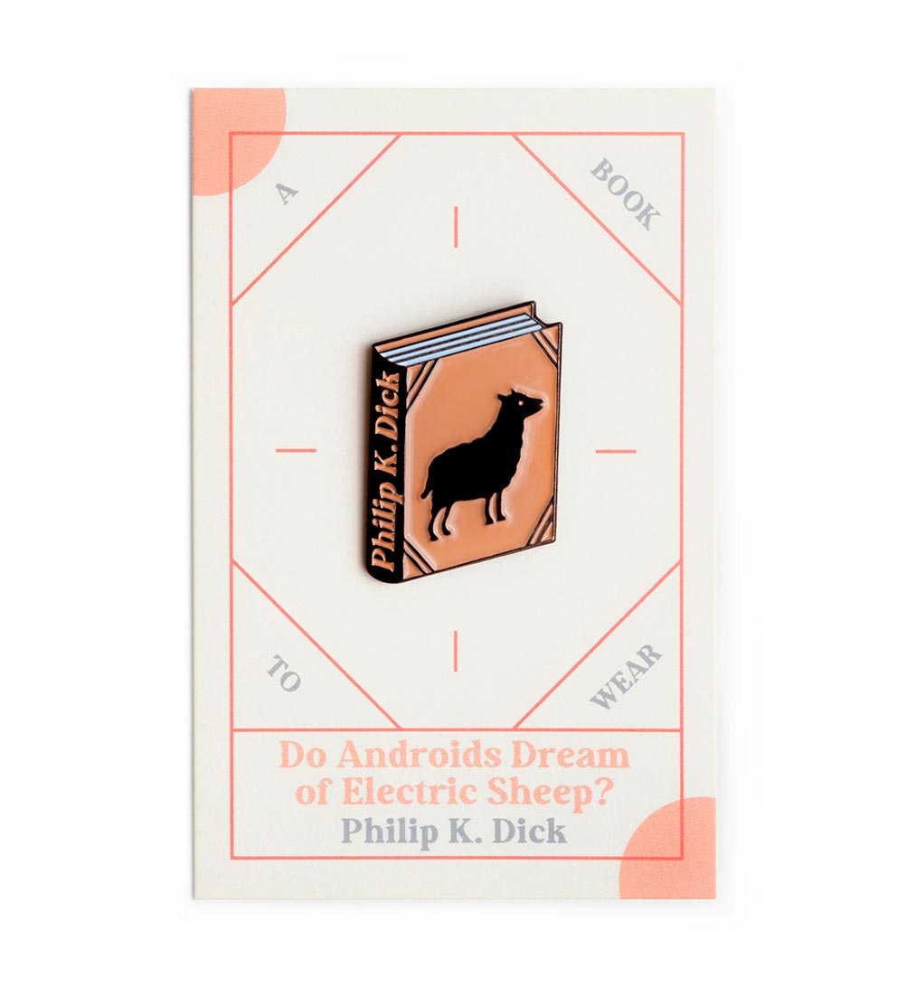 Pin Livre de  Les androïdes rêvent-ils de moutons électriques ? par Philip K. Dick — Vente en gros pour librairies | A Book to Wear