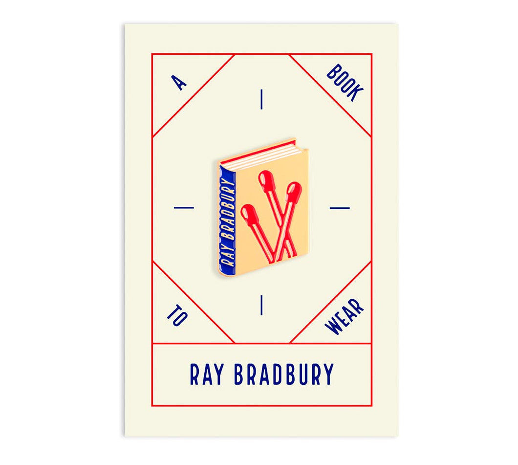 Ray Bradbury Enamel Book Pin — Wholesale for Bookstores | A Book to Wear