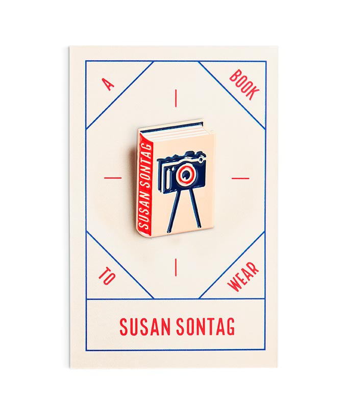 Susan Sontag Enamel Book Pin — Wholesale for Bookstores | A Book to Wear