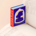 Sylvia Plath enamel book pin for independent bookstores and concept shop, illustration by Judy Kaufmann