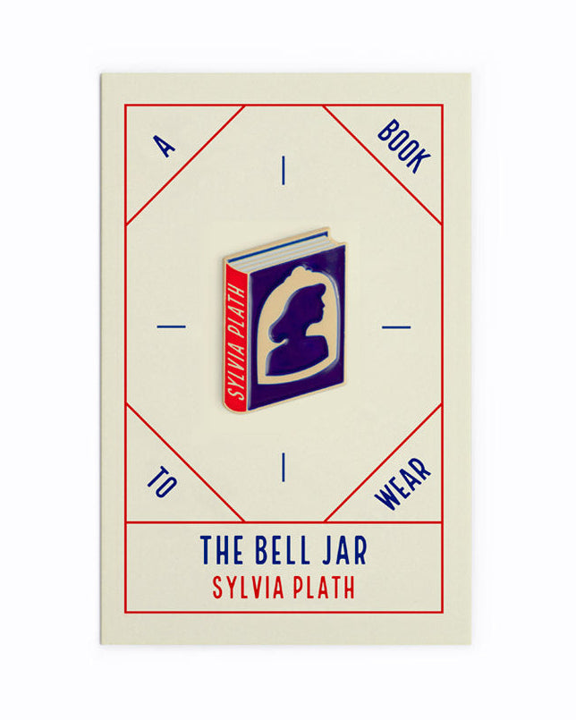 Pin Livre de Sylvia Plath — Vente en gros pour librairies | A Book to Wear