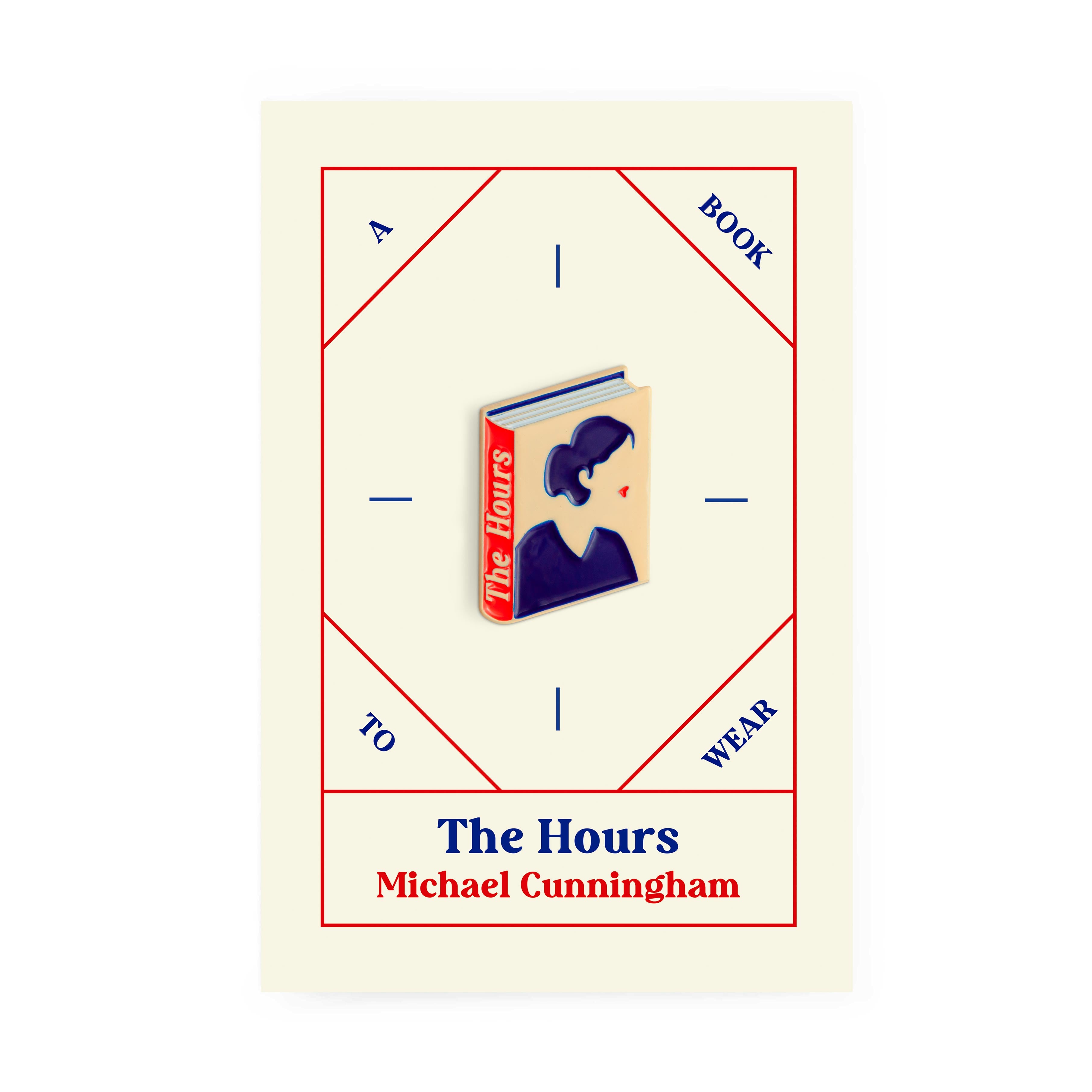 Pin Livre The Hours par Michael Cunningham — Vente en gros pour librairies | A Book to Wear