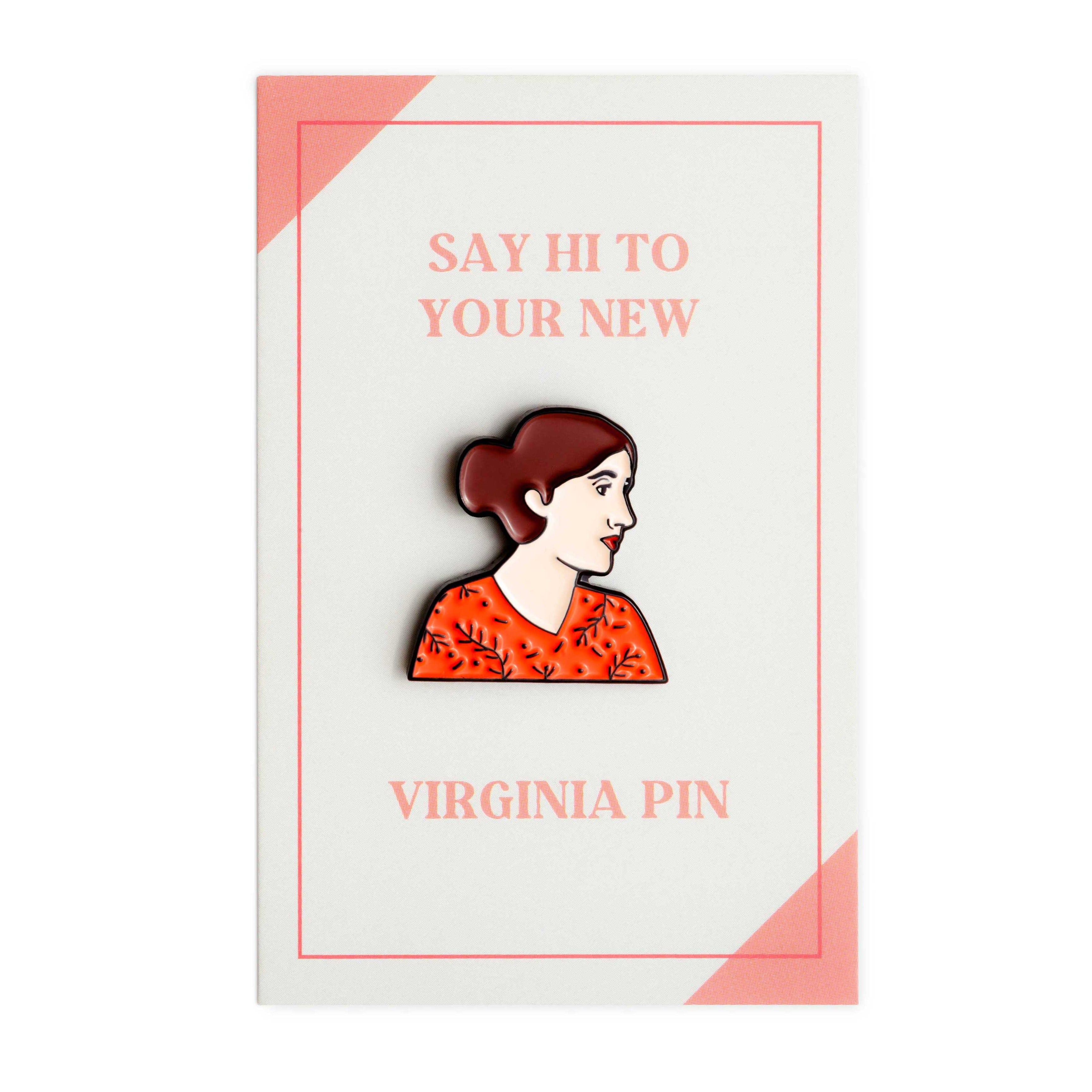 Virginia Woolf Icon Pin — Wholesale for Bookstores | A Book to Wear